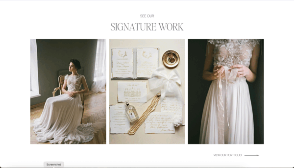 Fontainebleau Home Page Work Section